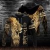 The King Lion 3D All Over Printed Hoodie, Sweater, T-Shirt, Zipped Hoodie