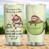 Coffee And Sloths 20oz 30oz Travel Tumbler TB436
