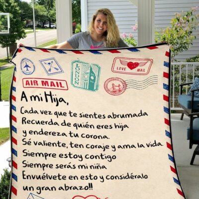 A Letter To My Daughter Blanket BS237