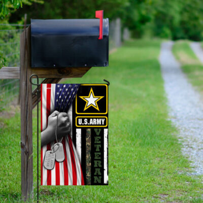 US Army Veteran House Flag Garden Flag FG306