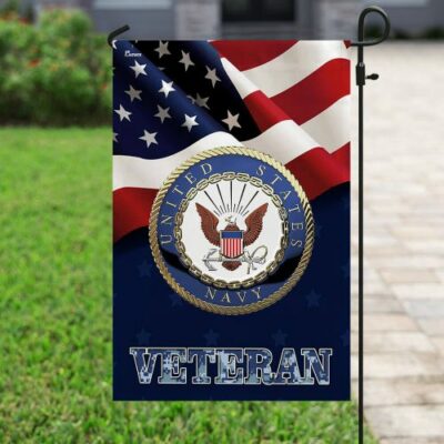 US Navy Veteran House Flag Garden Flag FG170