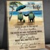 To My Wife Our Lives Together Canvas Wall Art CA258