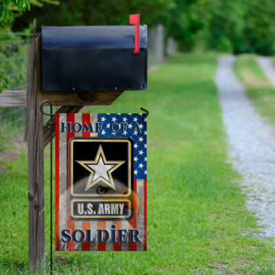 Home Of A US Army Soldier House Flag Garden Flag FG319