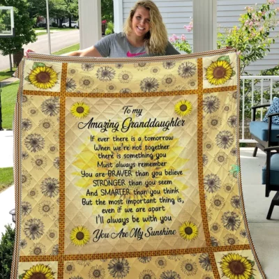 A Letter To My Amazing Granddaughter Quilt BS2060