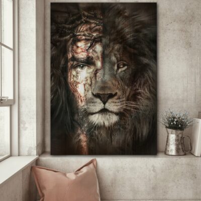 The Lion Jesus Canvas Wall Art CA242