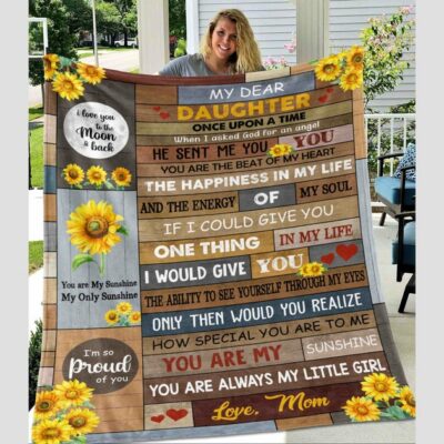 A Letter To My Dear Daughter Blanket BS1170
