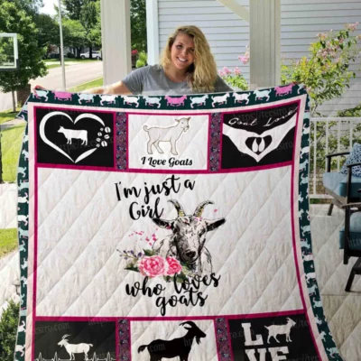 I'm Just A Girl Who Loves A Goals Quilt BS2003